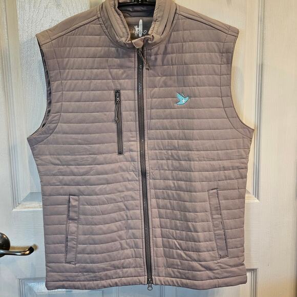 Johnnie-O Quilted Performance Vest Seal Lightweight Mens S Water Resistant - Picture 10 of 10
